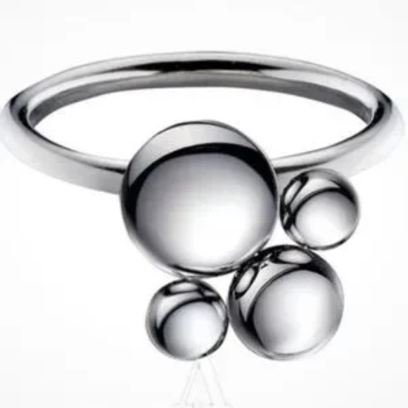Calvin Klein Silver Fidget Ring - Picture 2 of 9